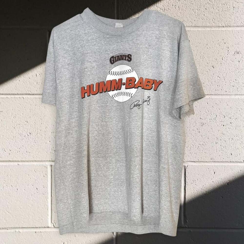 Vintage 80s Screen Stars San Francisco Giants Humm Baby T Shirt XL